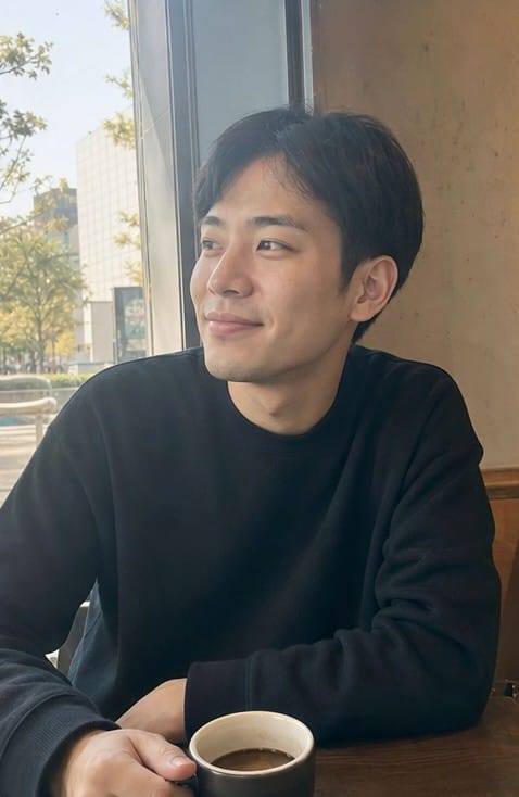 カフェ・窓際のサンプル