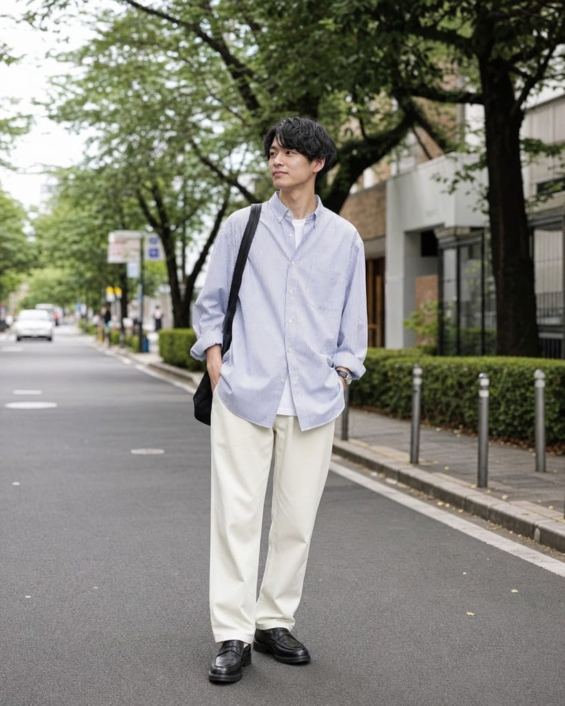 私服・全身のサンプル